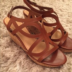 Cato Brown Wedge Size 7